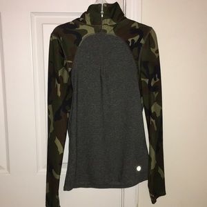 Camo Quarter Zip Pullover
